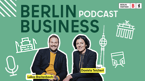 Podcast Berlin Partner - Lukas Breitenbach im Gespräch mit Daniela Teichert, Vorstandsvorsitzende AOK Nordost